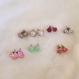 Different earrings